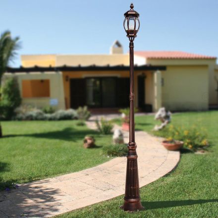 Vintage Style Lamp in Die Cast Aluminum Made in Italy - Leona Viadurini