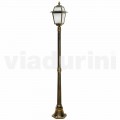 Classic outdoor lamppost made with aluminum, made in Italy, Kristel