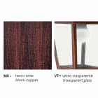 Outdoor lamp post in die-cast aluminum made in Italy, Kristel Viadurini