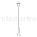 Vintage Outdoor Lamp in White Aluminum Made in Italy - Terella