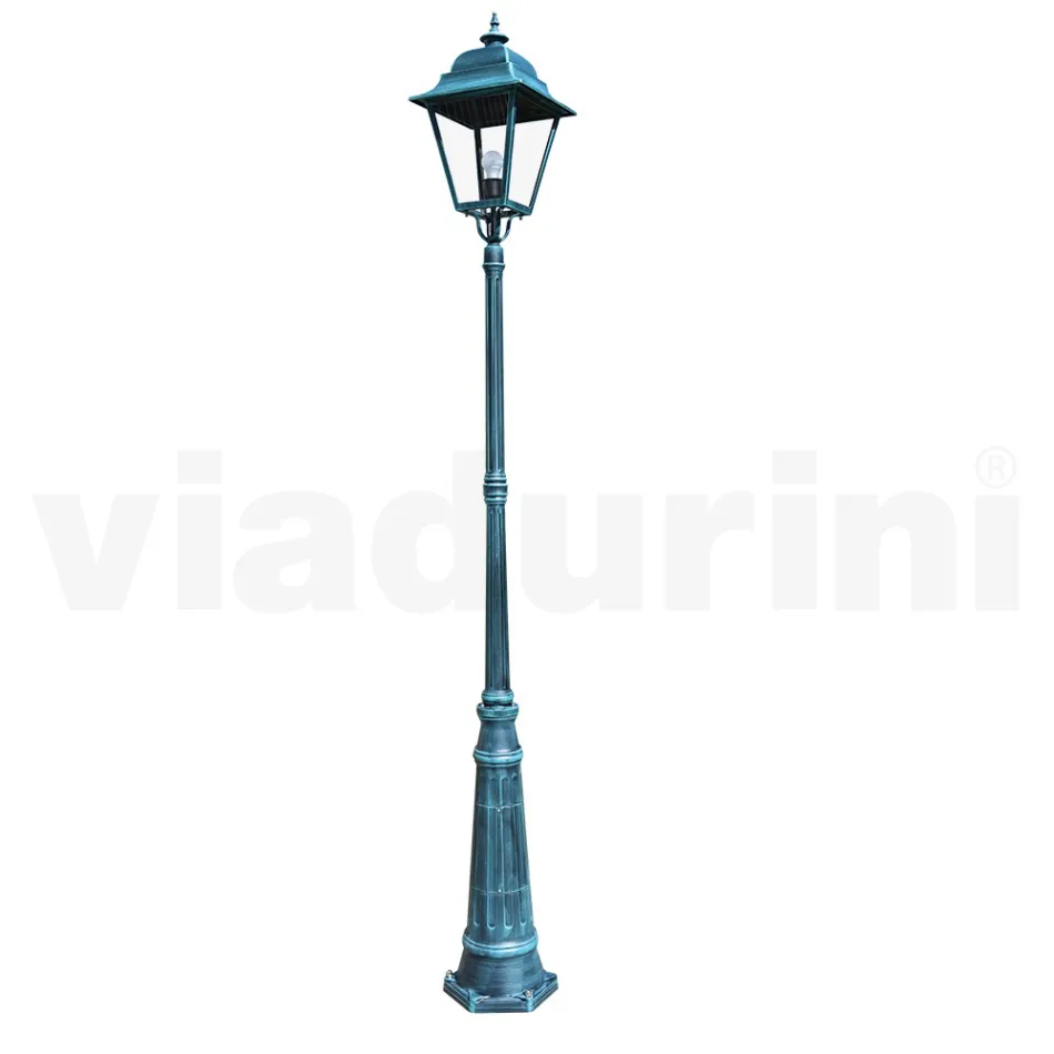 Vintage Outdoor Lamp in Aluminum Made in Italy - Bonaria Viadurini