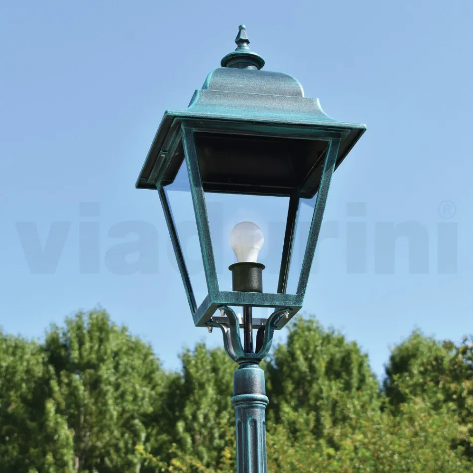 Vintage Outdoor Lamp in Aluminum Made in Italy - Bonaria Viadurini