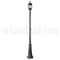 Vintage Outdoor Lamp in Anthracite Aluminum Made in Italy - Empire