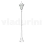 Vintage Outdoor Lamp in White Aluminum Made in Italy - Terella Viadurini