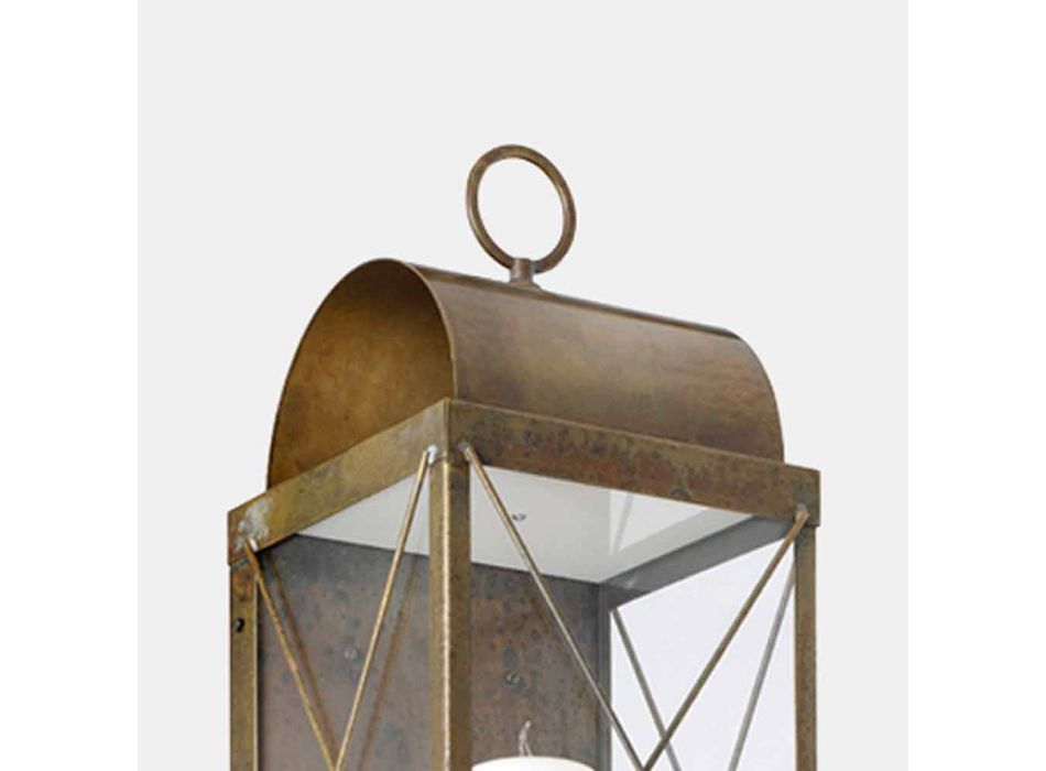 Wall Lantern with Classic Design Candle in Brass - Lanterne by Il Fanale Viadurini