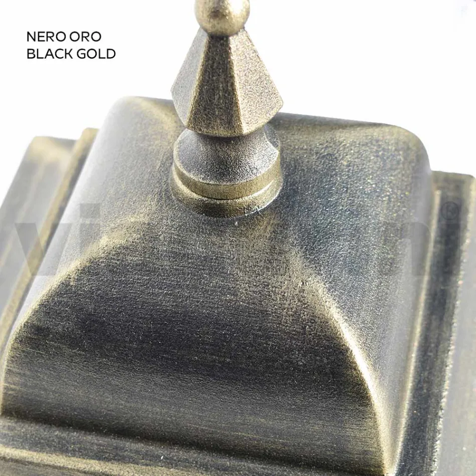 Outdoor Lantern in Glass and Aluminum in 5 Different Finishes - Alchemist Viadurini