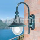 Anusca made in Italy aluminum garden wall lantern Viadurini
