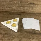 Modern Design Lantern in High Quality White Corian Made in Italy - Sisifo Viadurini