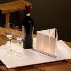 Modern Design Lantern in High Quality White Corian Made in Italy - Sisifo Viadurini