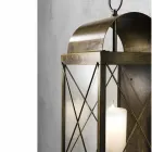 large lantern outdoor ground with candle Il Fanale Viadurini