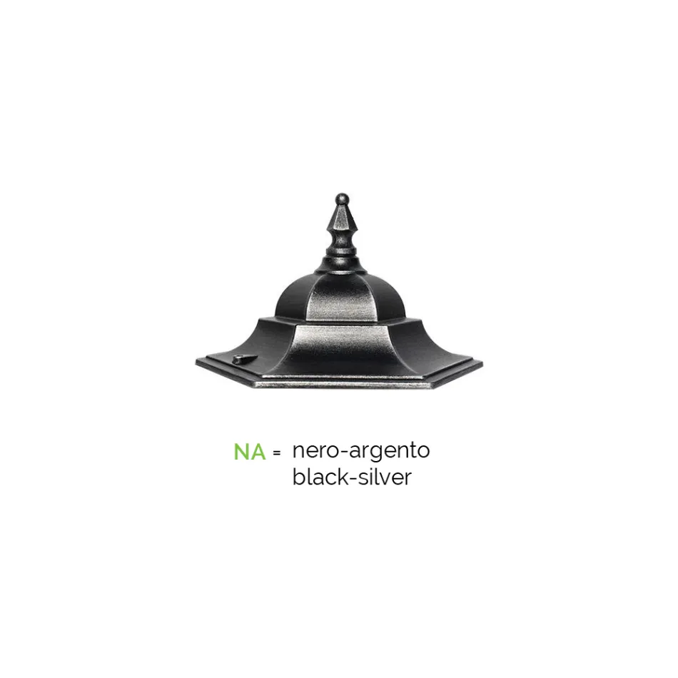 Vintage Style Outdoor Lantern in Aluminum Made in Italy - Janira Viadurini