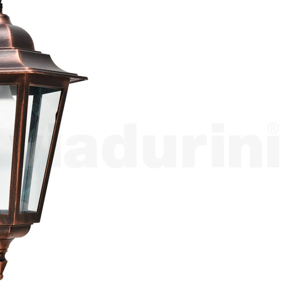 Vintage Style Outdoor Lantern in Aluminum Made in Italy - Janira Viadurini