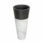 Washbasin Column Conical Stone Natural Black Raja Viadurini