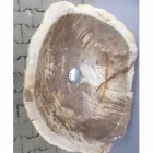 Design pedestal sink in Ley natural stone, handmade Viadurini