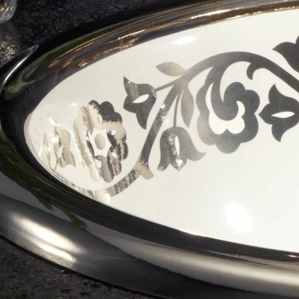 Built-in Baroque built-in sink in fire clay made in Italy, Otis Viadurini