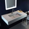 Design modern pendant sink in Luxolid made 100 % in Italy, Ruffano