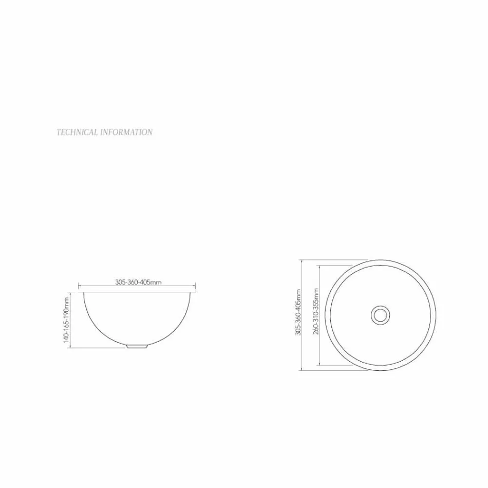 Copper design washbasin with Pure nickel finish Viadurini