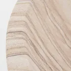 Countertop Bathroom Washbasin in Sand Stone Round Shape - Cerasolo Viadurini