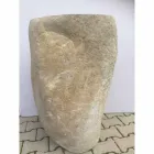 Design bathroom sink in natural stone Sea, unique piece Viadurini