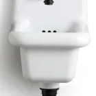 Wall-hung Bathroom Washbasin in Colored Ceramic Modern Design 26 cm - Jordan Viadurini