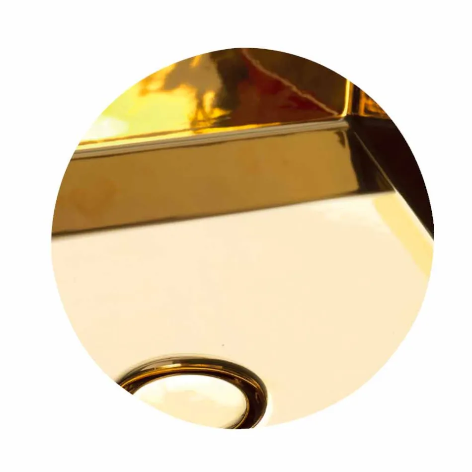 Ceramic washbasin countertop modern design made in Italy Sun 65x40 cm Viadurini