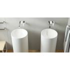 Cylindrical freestanding floor washbasin produced in Italy, Rumo Viadurini