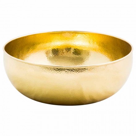 Modern Bowl Counter Top Washbasin in Polished Brass - Babaevo Viadurini