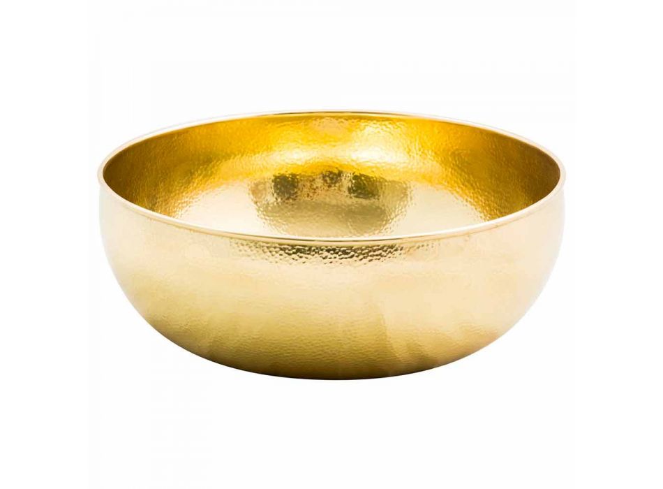 Modern Bowl Counter Top Washbasin in Polished Brass - Babaevo Viadurini