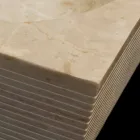 White washbasin in natural stone, one piece, Zor Viadurini