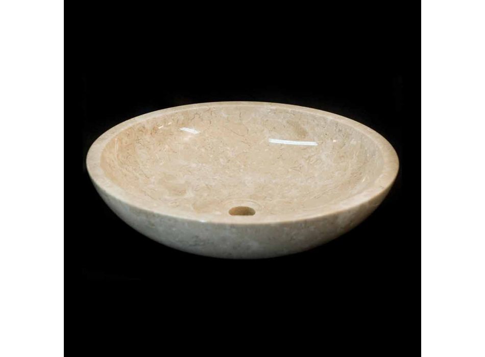 White washbasin in natural stone Ziva, one piece Viadurini