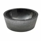 Countertop Support Cylindrical Stone Natural Beige Ampat Viadurini