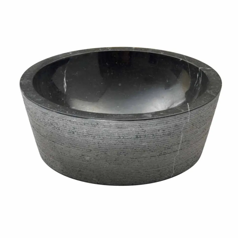 Countertop Support Cylindrical Stone Natural Beige Ampat Viadurini