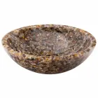 Design countertop washbasin in artificial resin and Ofelia stone Viadurini