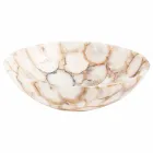 Design countertop washbasin in crystalline stone Poncho Viadurini
