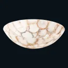 Design countertop washbasin in crystalline stone Poncho Viadurini