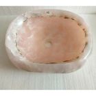 Design countertop washbasin in pink onyx stone Baffo, unique piece Viadurini