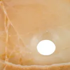 Design countertop washbasin in Lana onyx stone, handmade Viadurini