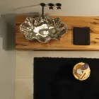 Modern design ceramic washbasin made in Italy Cubo Viadurini