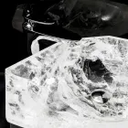 Countertop Washbasin handmade in Rocca di Rocca Crystal - Falvaterra Viadurini