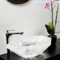 Handmade Countertop Washbasin in Rock Crystal – Falvaterra