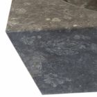 Washbasin support gray square natural stone Jiny Viadurini