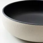 Hand-Turned Light or Dark Raku Clay Countertop Sink - Prisma Viadurini