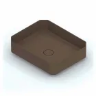 Modern ceramic counter top washbasin made in Italy, Zulimo Viadurini