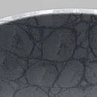 Countertop washbasin in gray coconut printed ceramic made in Italy Glossy Viadurini