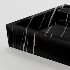 Countertop Sink in Marble-Effect Porcelain Stoneware Made in Italy - Cervia Viadurini