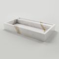 Countertop Washbasin in Marble Effect Porcelain Stoneware Made in Italy - Cervia