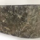Countertop washbasin in Akta river stone, unique piece Viadurini