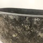 Countertop washbasin in Akta river stone, unique piece Viadurini