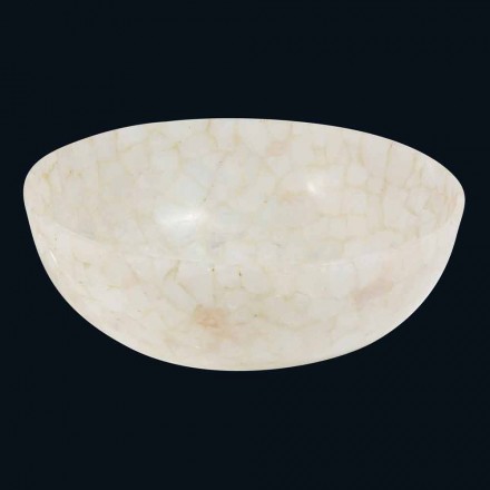Tala quartz crystal countertop washbasin, unique piece made by hand Viadurini
