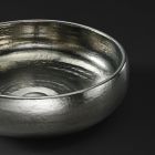 Countertop washbasin in Raku Clay Platinum Finish Made in Italy - Ribano Viadurini